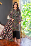 2PC Unstitched Printed Lawn Shirt and Dupatta