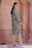 2PC Unstitched Printed Lawn Shirt and Trouser