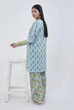 2PC Unstitched Printed Lawn Shirt and Trouser