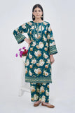 2PC Unstitched Printed Lawn Shirt and Trouser