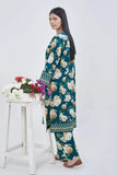 2PC Unstitched Printed Lawn Shirt and Trouser