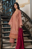 3PC Embroidered Unstitched Khaddar Suit