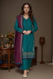 3PC Embroidered Unstitched Khaddar Suit KKE-2957