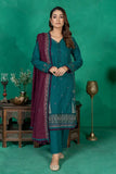 3PC Embroidered Unstitched Khaddar Suit KKE-2957