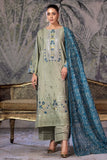 3PC Embroidered Unstitched Schiffli Cambric Suit