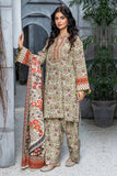 3PC Printed Unstitched Khaddar Suit KKH-3022