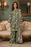 3PC Printed Unstitched Khaddar Suit KKH-3025