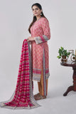 3PC Printed Unstitched Lawn Suit