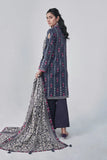 3PC Printed Unstitched Lawn Suit