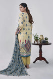 3PC Printed Unstitched Lawn Suit