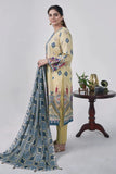 3PC Printed Unstitched Lawn Suit