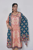 3PC Printed Unstitched Lawn Suit