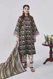 3PC Printed Unstitched Lawn Suit