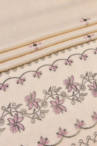 Embroidered Shawl-1 Beige