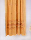 Embroidered Shawl-1 Mustard