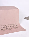 Embroidered Shawl-9 L-Pink