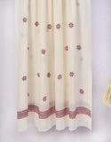 Embroidered Shawl CS-108 Off White